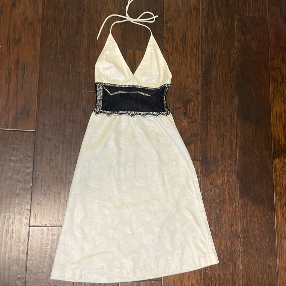 Halter midi dress vintage sz 4